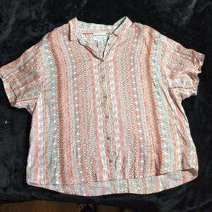Rachel Zoe 100 Linen Button